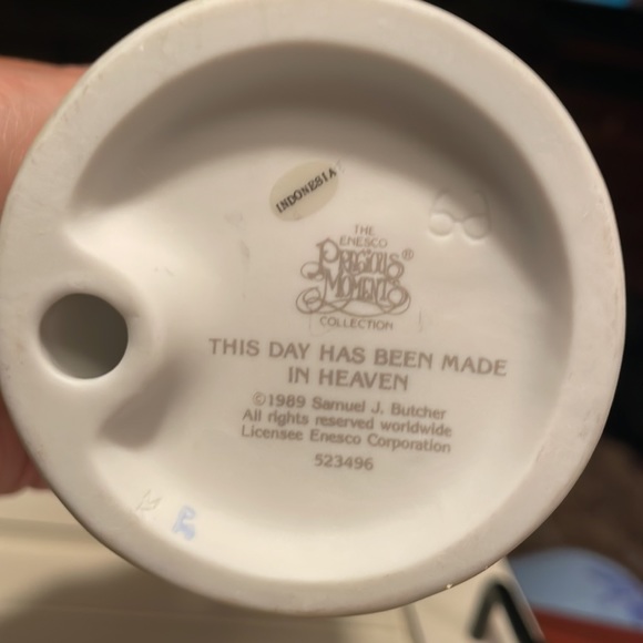 Precious Moments “This Day Has Been Made in Heaven” 1989 collectible #523496 box - Picture 11 of 11